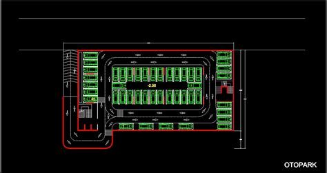 car park cad block